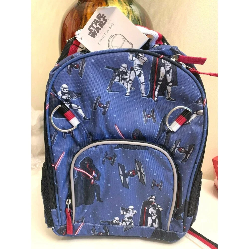 School Pottery Barn STAR WARS BACKPACK Mandalorian grogu Kylo Disney travel  🚀1